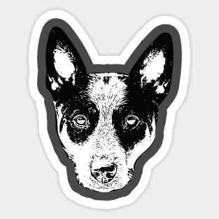 Australian Kelpie - Kelpie Christmas Gifts Sticker